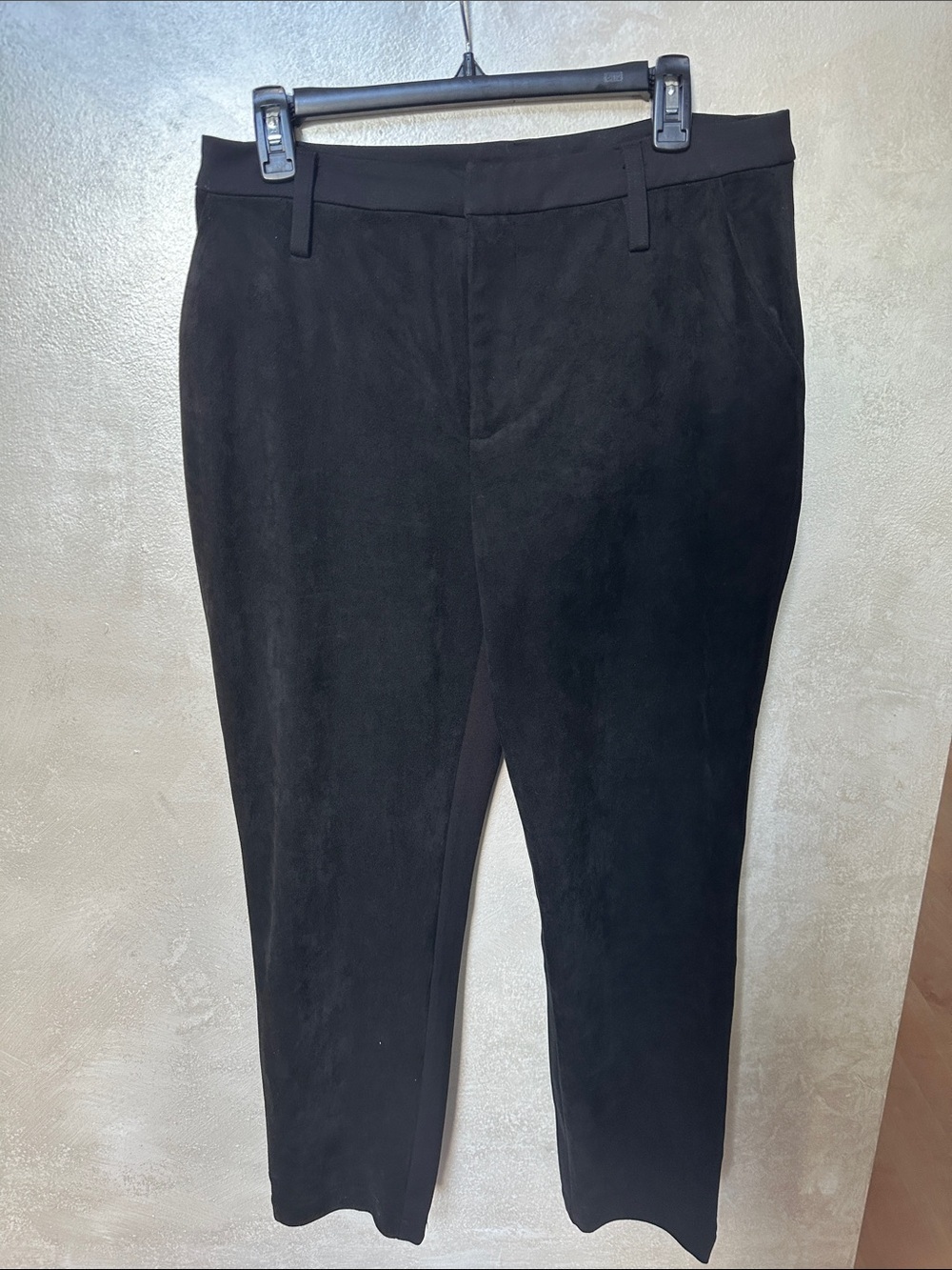 Ruti The Suede Comfort Trouser in black size 12